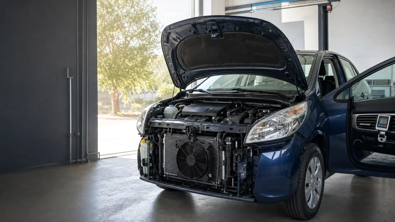 車のエアコンが効かない・停車中だけぬるい原因は?ガス不足と故障の見分け方のアイキャッチ画像